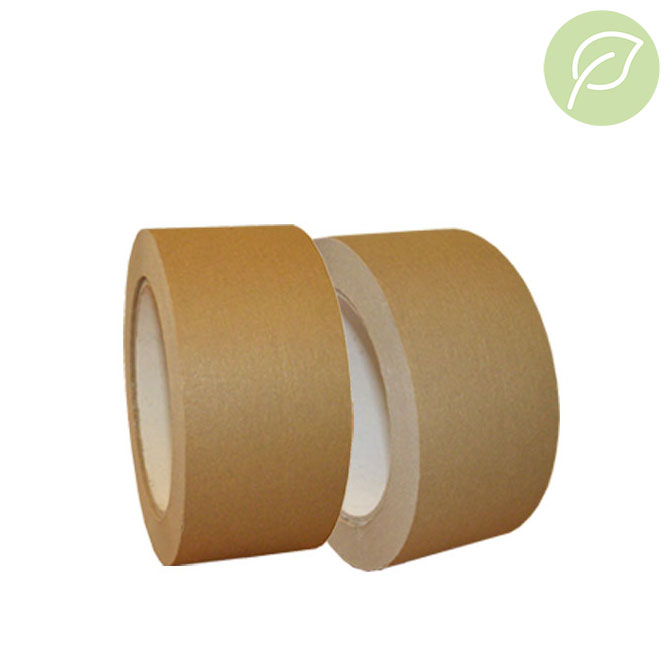 Bande de papier 50mmx50m brun solvent fr