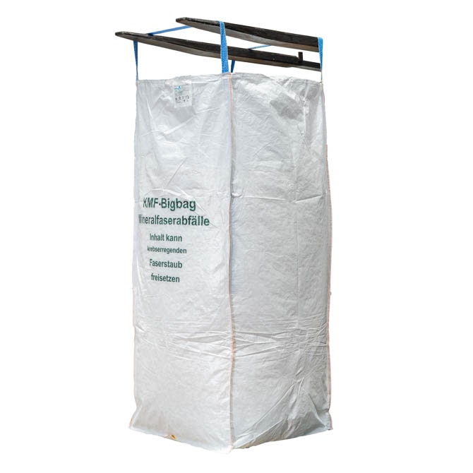 Big Bag laine minérale/KMF 90x90x220cm revêtu