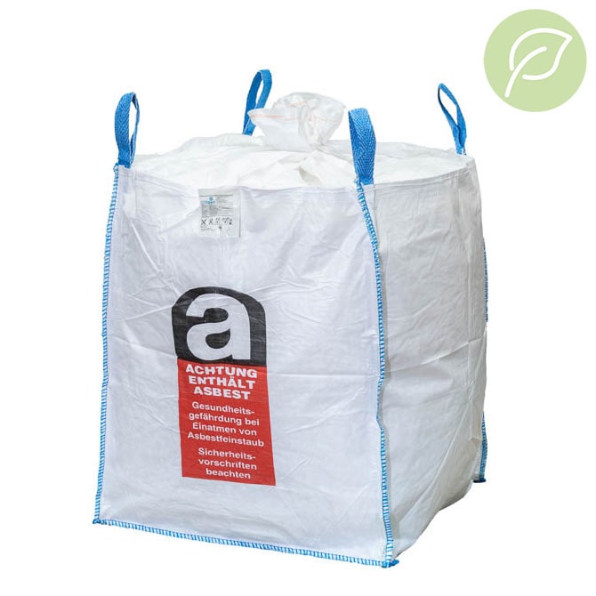 Big Bag Asbest 90x90x110cm -recycled PP-