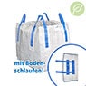 Bigbag 90x90x90cm STEIN BS -recycled PP-