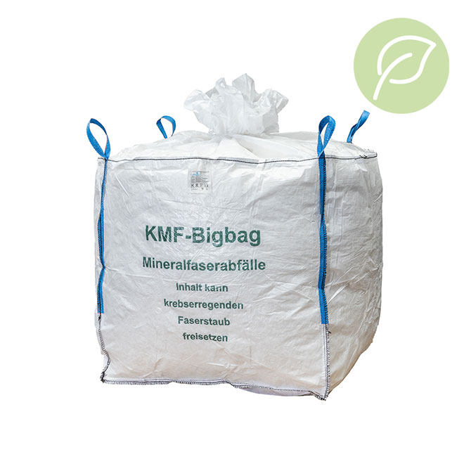 Big Bag Mineralwolle/KMF 135x135x130cm beschichtet -rec. PP- Big Bag Mineralwolle/KMF 135x135x130cm beschichtet -rec. PP-
