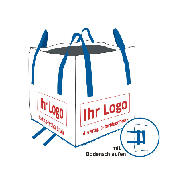 Bigbag STEIN BS 90x90x90cm - Druck 4s1f