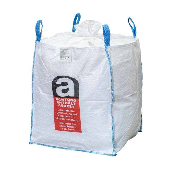 Big Bag amiante 90x90x110cm revêtu