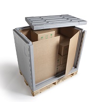 Thermo-Palettenshipper aus Neopor inkl. Vakuum-Isolierung