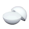 Styroporkugel 2-teilig 180mm 23g/l weiss