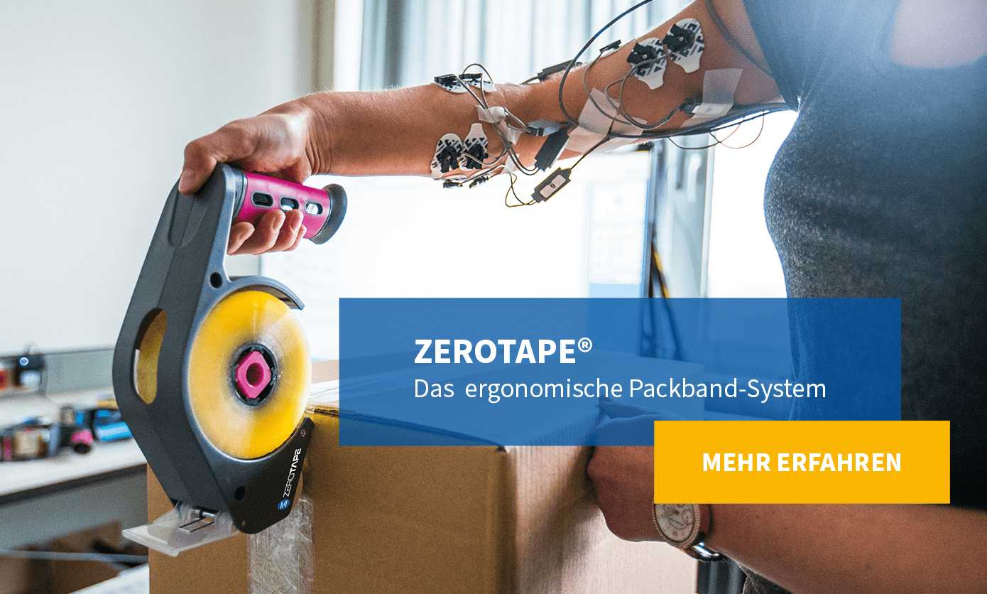 Zerotape - das ergonomische Packband-System